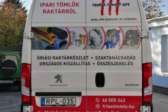 Triasz tomlo Kft. autódekor matrica