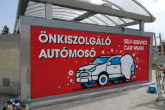 Szerencsi autómosó öntapadós fólia