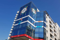 Makropolis üvegdekoráció