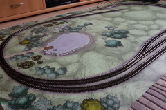 Maxtrain nyomtatott terepasztal molinó