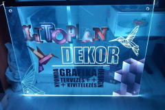 Litoplan Dekor elvilágított plexi tábla