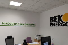 Beko Energo irodai faldekoráció